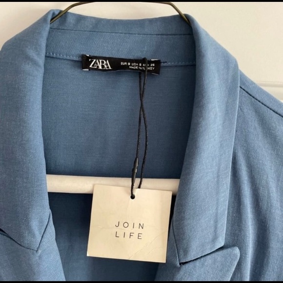 Zara Blue Jumpsuit - Picture 8 of 8